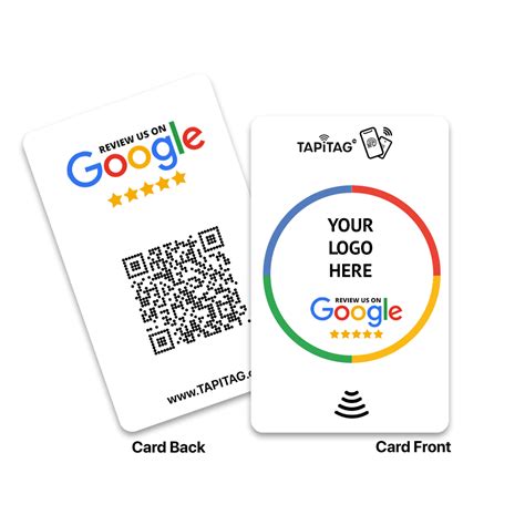 nfc card for google reviews|google rating card.